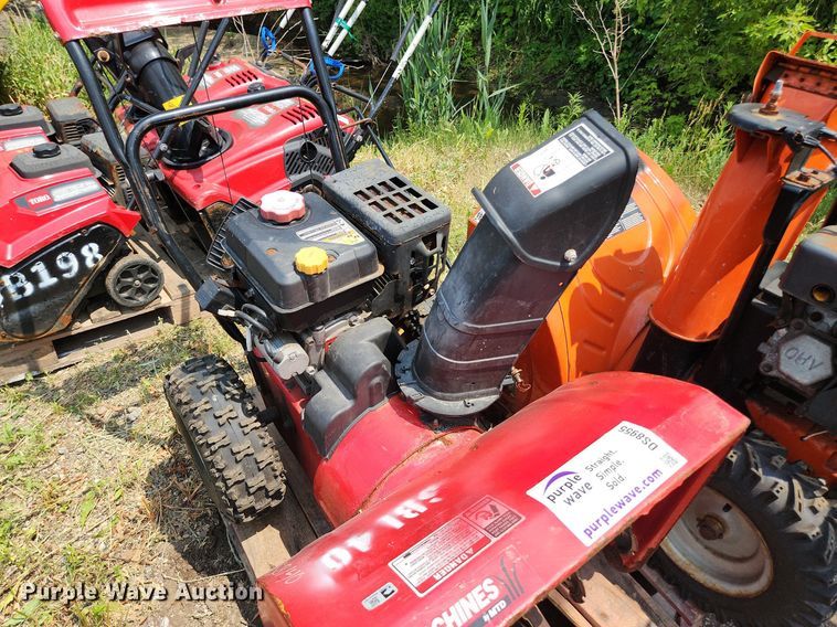 image for item DS8955 (2) two stage snow blowers