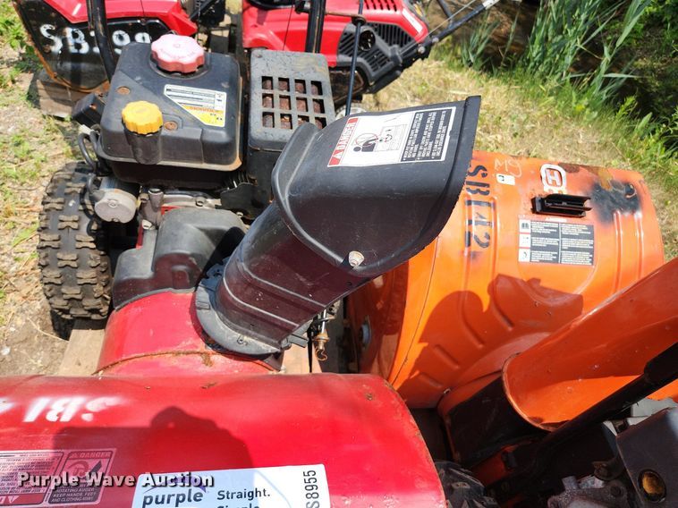 image for item DS8955 (2) two stage snow blowers