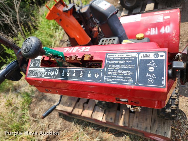 image for item DS8955 (2) two stage snow blowers