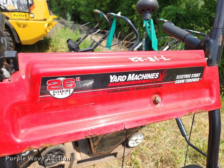 image for item DS8955 (2) two stage snow blowers