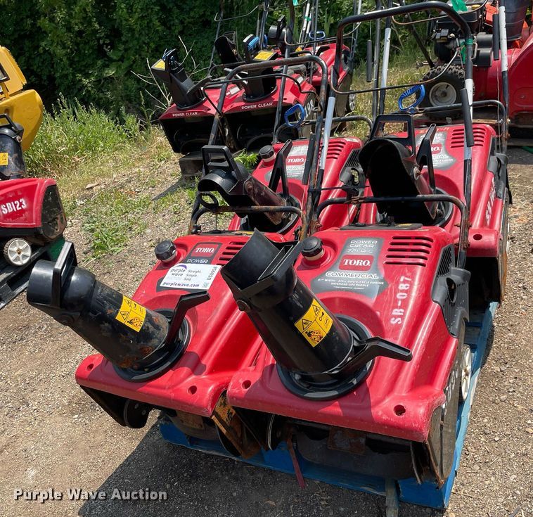 image for item DS8958 (4) Toro Power Clear snow blowers