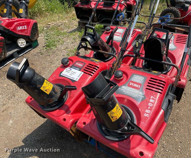 image for item DS8958 (4) Toro Power Clear snow blowers