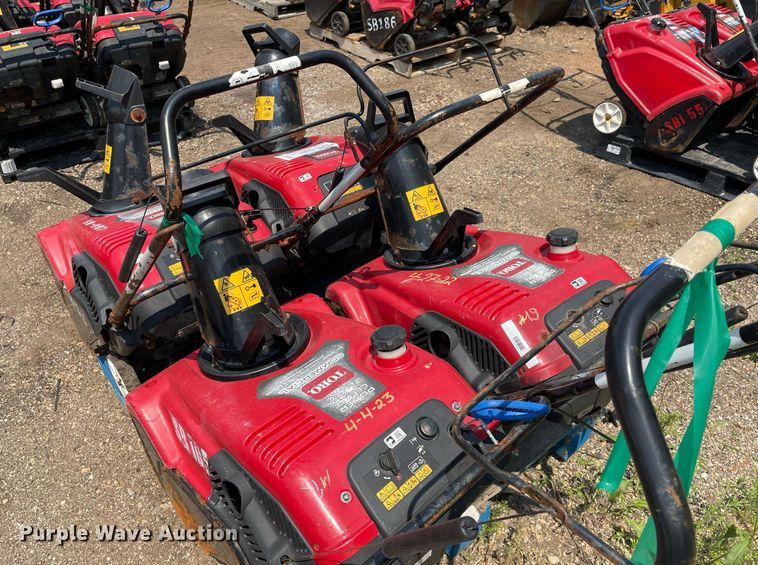 image for item DS8958 (4) Toro Power Clear snow blowers