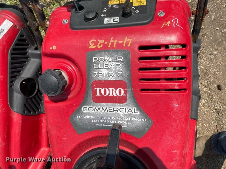 image for item DS8958 (4) Toro Power Clear snow blowers