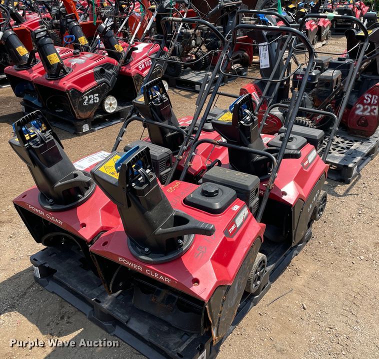 image for item DS8962 (4) Toro Power Clear snow blowers