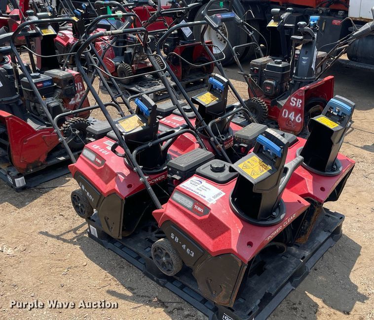image for item DS8962 (4) Toro Power Clear snow blowers