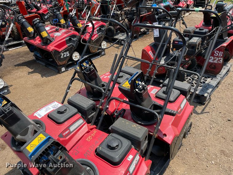 image for item DS8962 (4) Toro Power Clear snow blowers