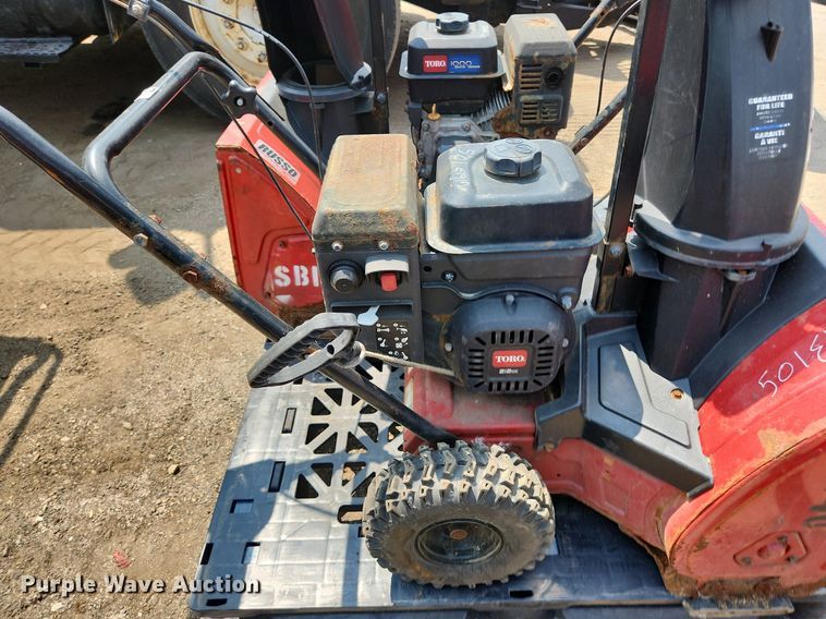 image for item DS8964 (2) Toro Snowmaster 724 ZXR  snow blowers