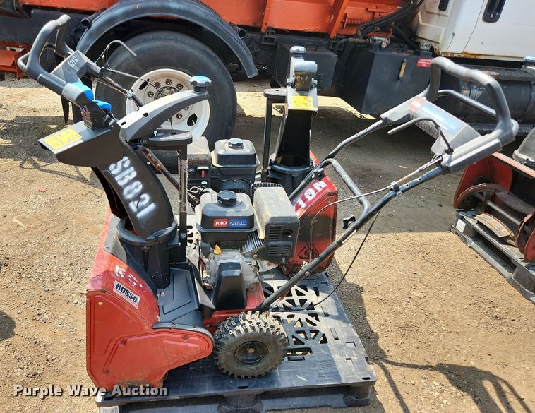 image for item DS8966 (2) Toro Snowmaster 724 ZXR snow blowers