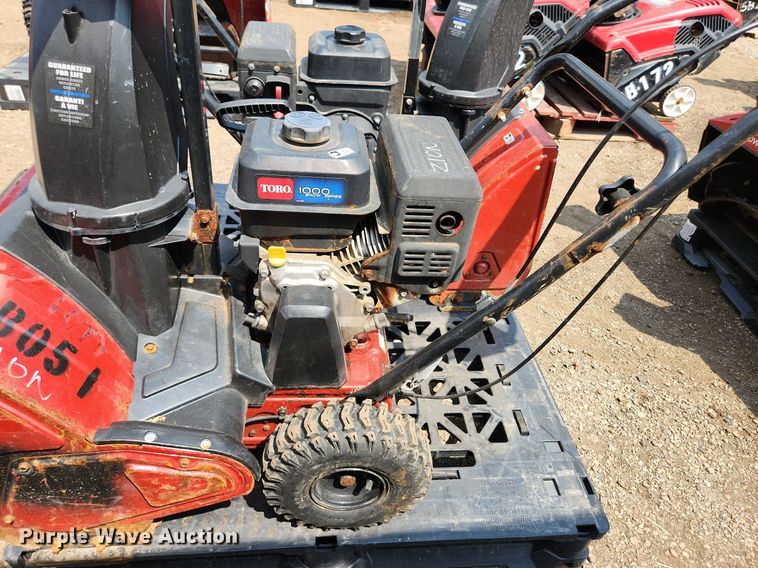 image for item DS8966 (2) Toro Snowmaster 724 ZXR snow blowers