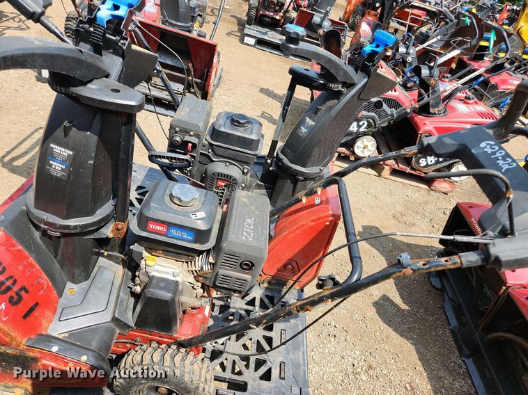 image for item DS8966 (2) Toro Snowmaster 724 ZXR snow blowers