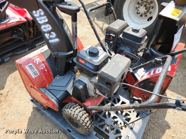 image for item DS8966 (2) Toro Snowmaster 724 ZXR snow blowers