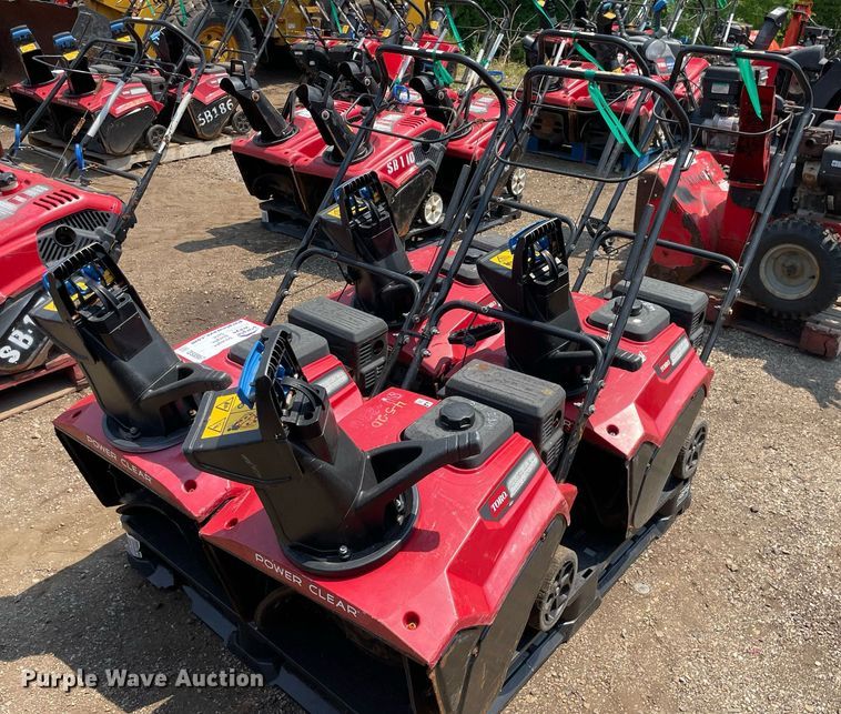 image for item DS8967 (4) Toro Power Clear snow blowers