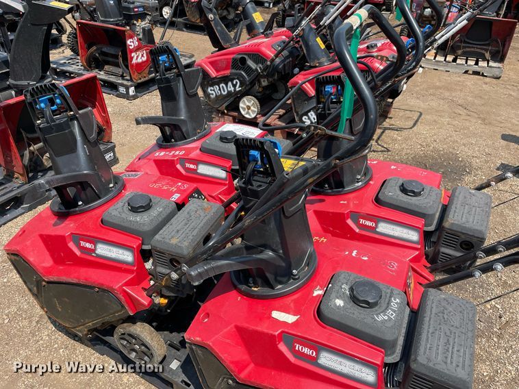 image for item DS8967 (4) Toro Power Clear snow blowers