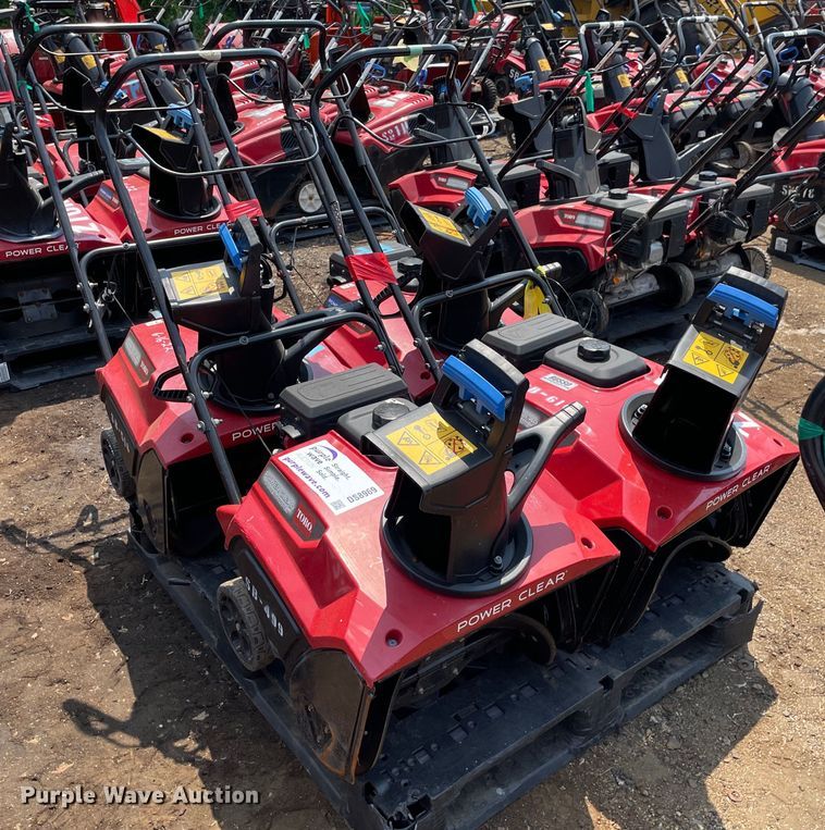 image for item DS8969 (4) Toro Power Clear snow blowers