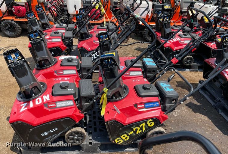 image for item DS8969 (4) Toro Power Clear snow blowers