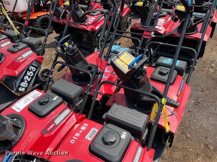 image for item DS8969 (4) Toro Power Clear snow blowers