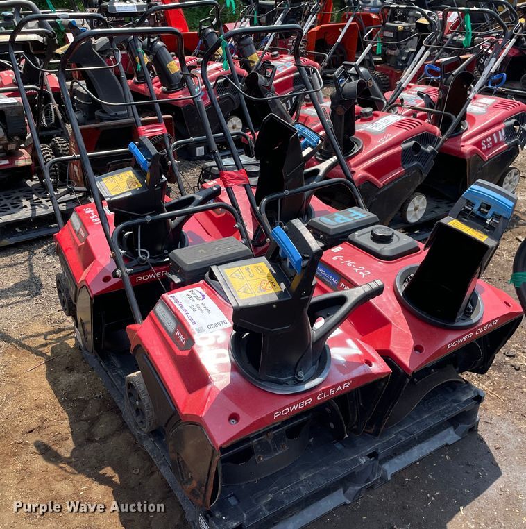 image for item DS8970 (4) Toro Power Clear snow blowers