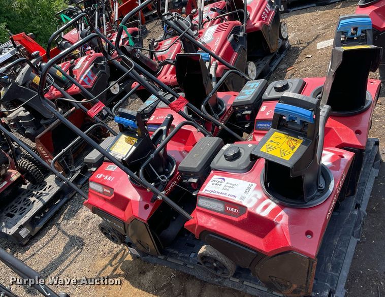 image for item DS8970 (4) Toro Power Clear snow blowers