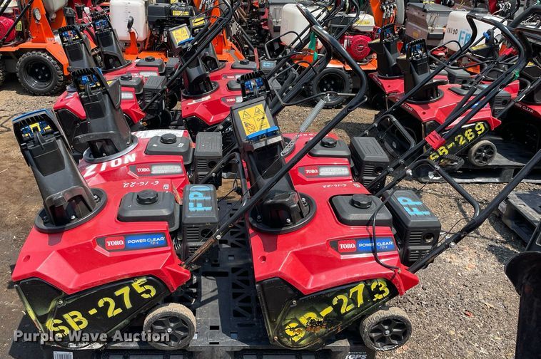 image for item DS8970 (4) Toro Power Clear snow blowers