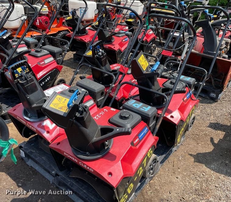 image for item DS8970 (4) Toro Power Clear snow blowers
