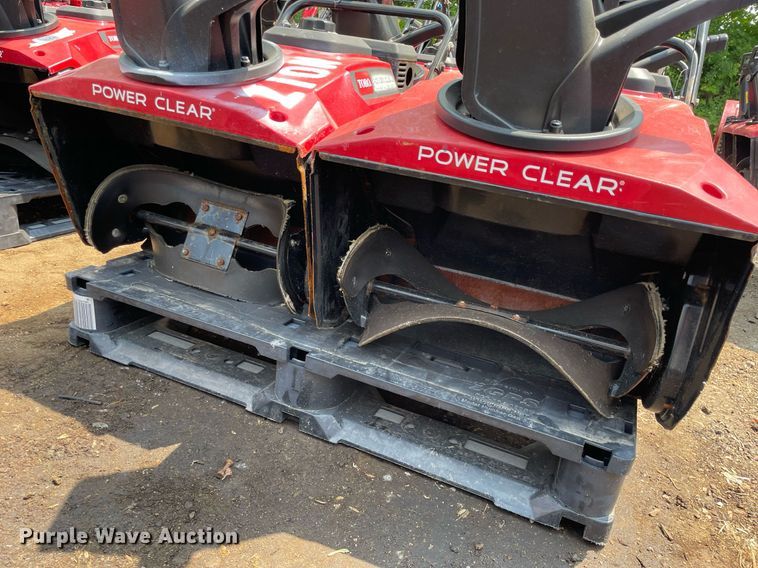 image for item DS8970 (4) Toro Power Clear snow blowers