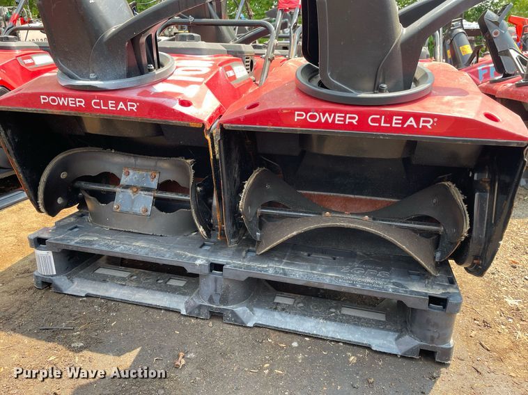 image for item DS8970 (4) Toro Power Clear snow blowers