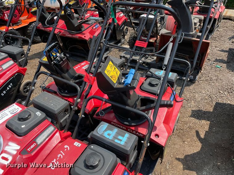 image for item DS8970 (4) Toro Power Clear snow blowers
