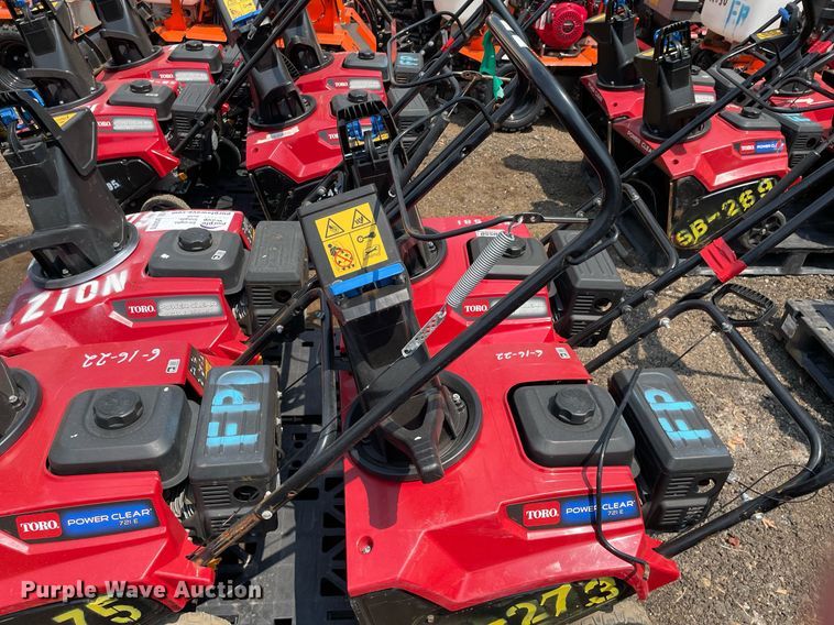 image for item DS8970 (4) Toro Power Clear snow blowers