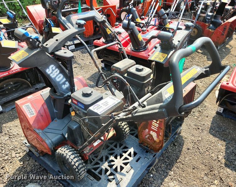 image for item DS8971 (2) Toro Snowmaster 724 ZXR snow blowers