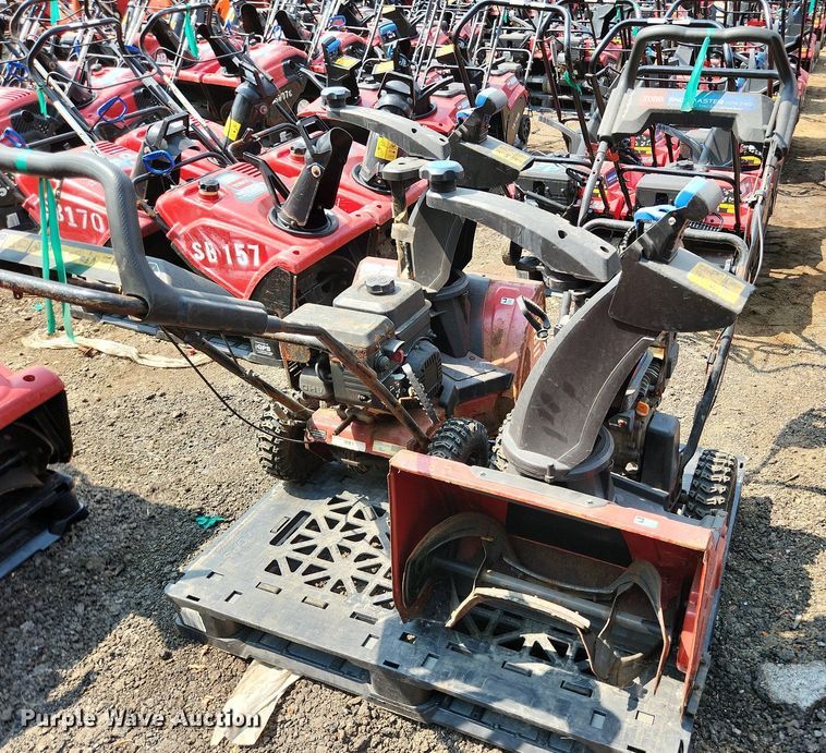 image for item DS8971 (2) Toro Snowmaster 724 ZXR snow blowers