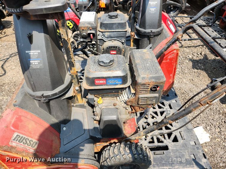 image for item DS8971 (2) Toro Snowmaster 724 ZXR snow blowers