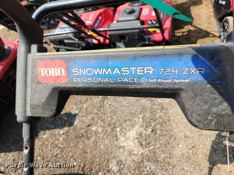image for item DS8971 (2) Toro Snowmaster 724 ZXR snow blowers