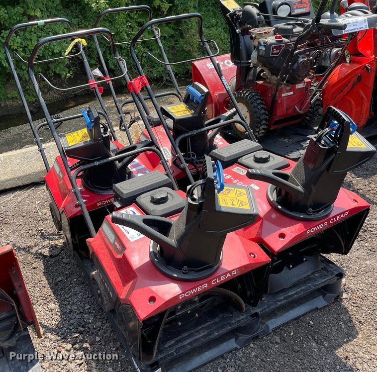 image for item DS8972 (4) Toro Power Clear snow blowers