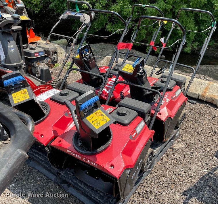 image for item DS8972 (4) Toro Power Clear snow blowers