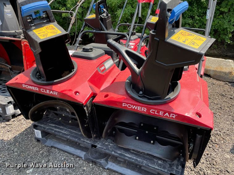 image for item DS8972 (4) Toro Power Clear snow blowers