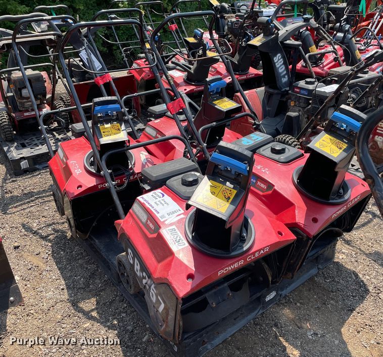 image for item DS8974 (4) Toro Power Clear snow blowers