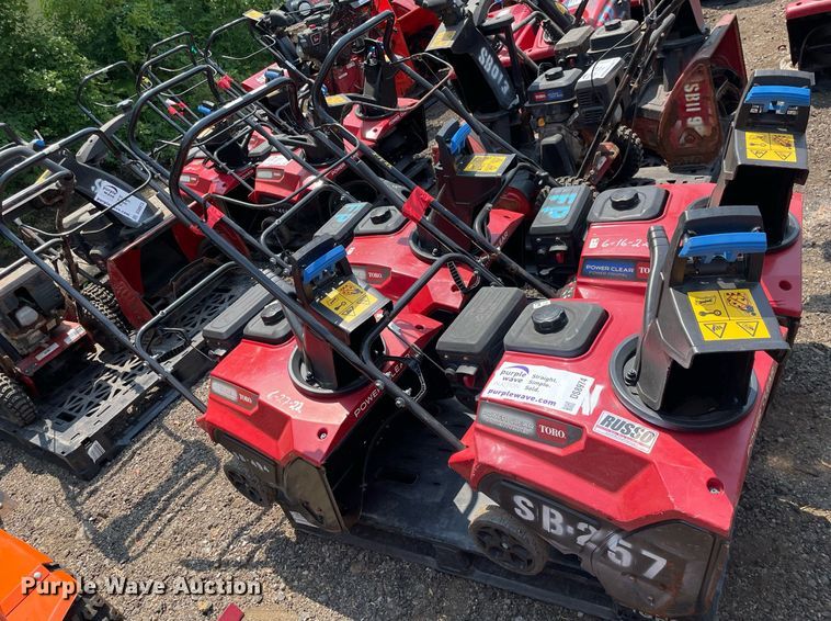image for item DS8974 (4) Toro Power Clear snow blowers