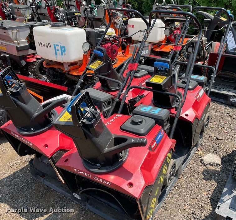 image for item DS8974 (4) Toro Power Clear snow blowers