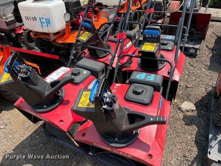 image for item DS8974 (4) Toro Power Clear snow blowers