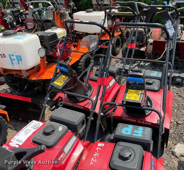 image for item DS8974 (4) Toro Power Clear snow blowers