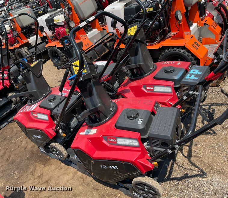 image for item DS8975 (4) Toro Power Clear snow blowers