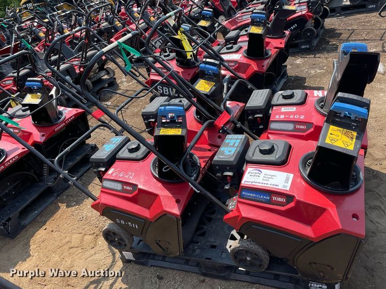 image for item DS8977 (4) Toro Power Clear snow blowers