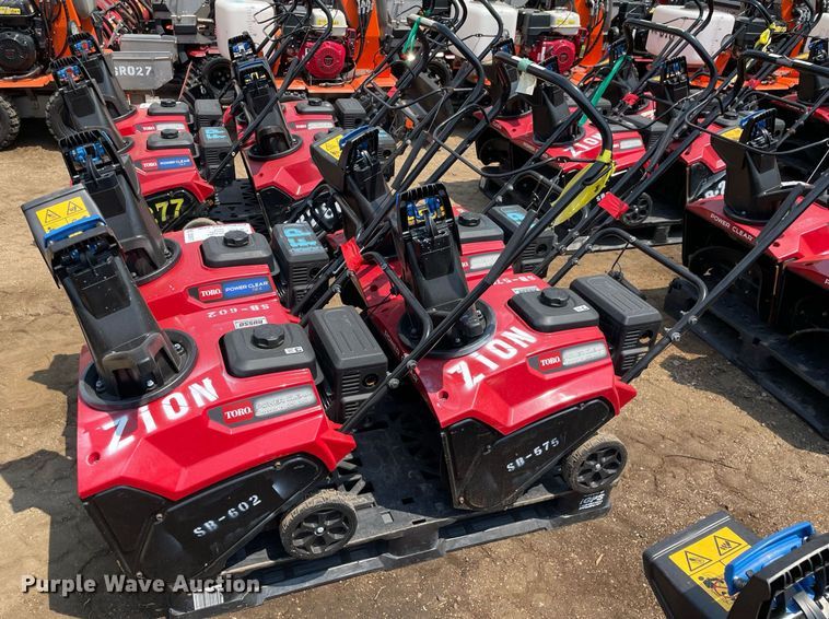 image for item DS8977 (4) Toro Power Clear snow blowers