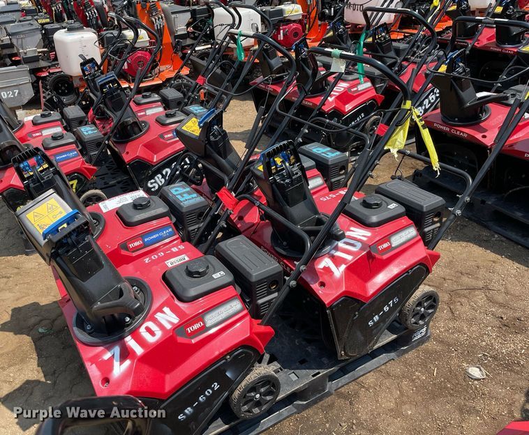 image for item DS8977 (4) Toro Power Clear snow blowers