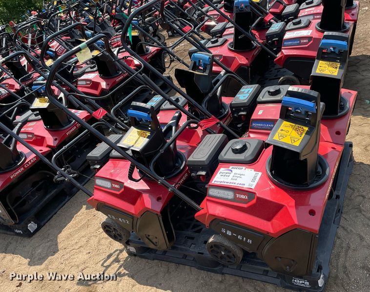 image for item DS8978 (4) Toro Power Clear snow blowers