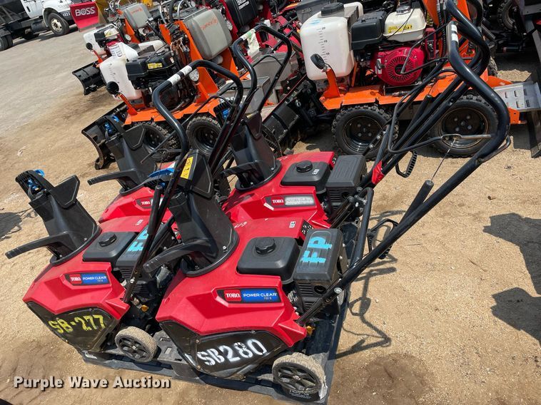 image for item DS8978 (4) Toro Power Clear snow blowers