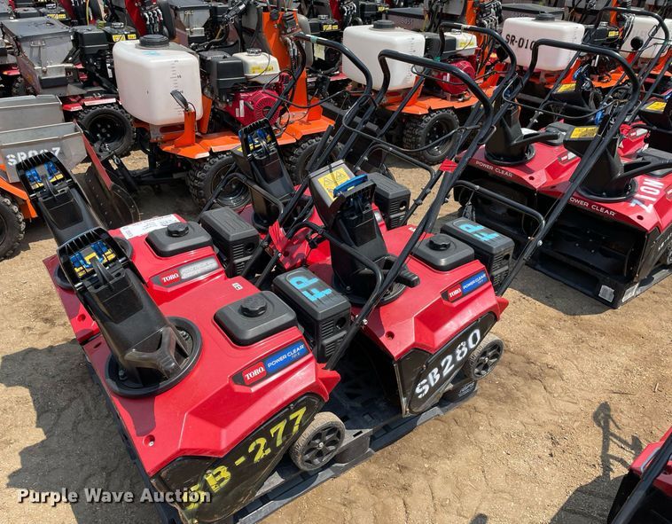 image for item DS8978 (4) Toro Power Clear snow blowers