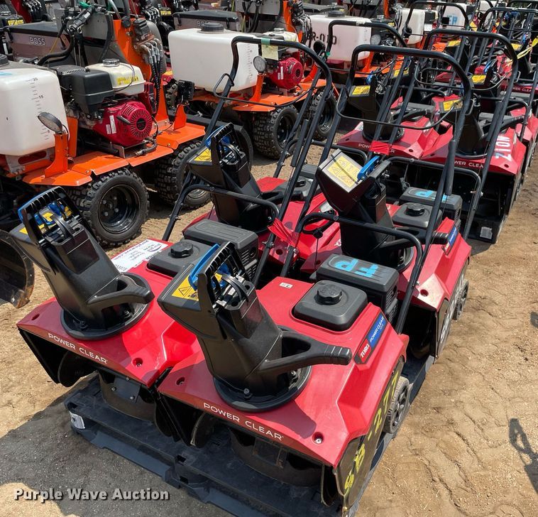 image for item DS8978 (4) Toro Power Clear snow blowers
