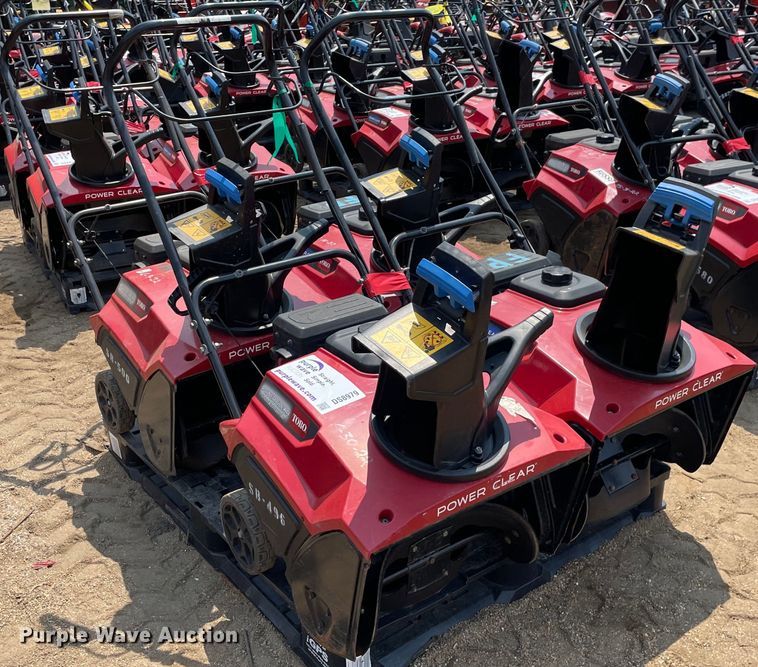 image for item DS8979 (4) Toro Power Clear snow blowers